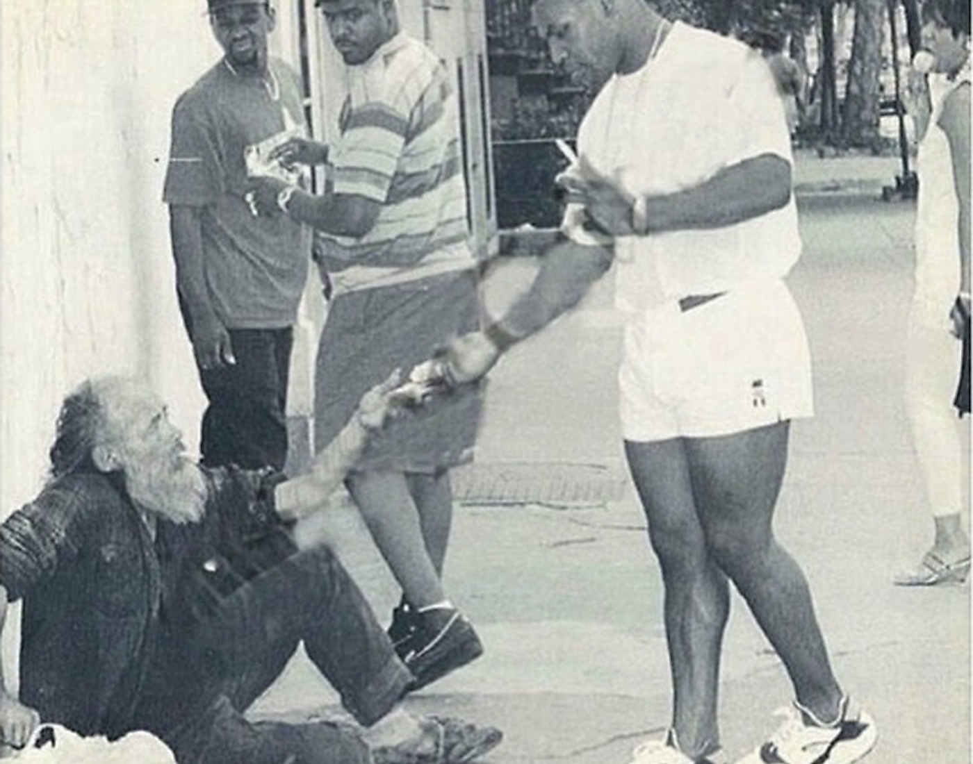 A moment on the street