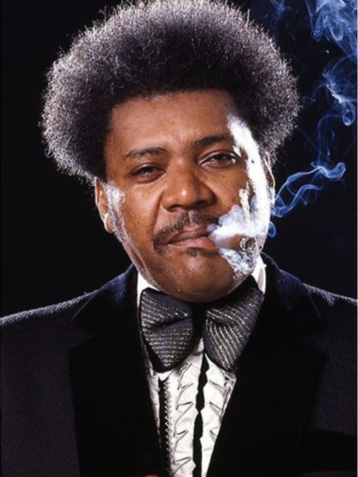 Don King with a cigar